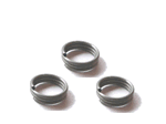 Shaft Ringen DUN Zilver (veer ringetjes)