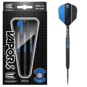 Target Vapor 8 Black Blue 80% Tungsten 24 Gram Darts