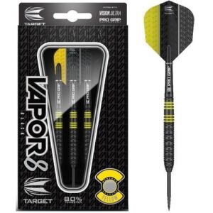 target-vapor-8-black-yellow-80-01.jpg Target Vapor 8 Black Yellow 80% Tungsten 24 Gram Darts