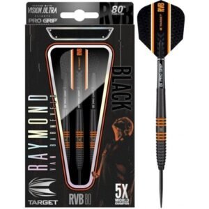 Target Raymond van Barneveld 80% Tungsten 22 gram Black darts