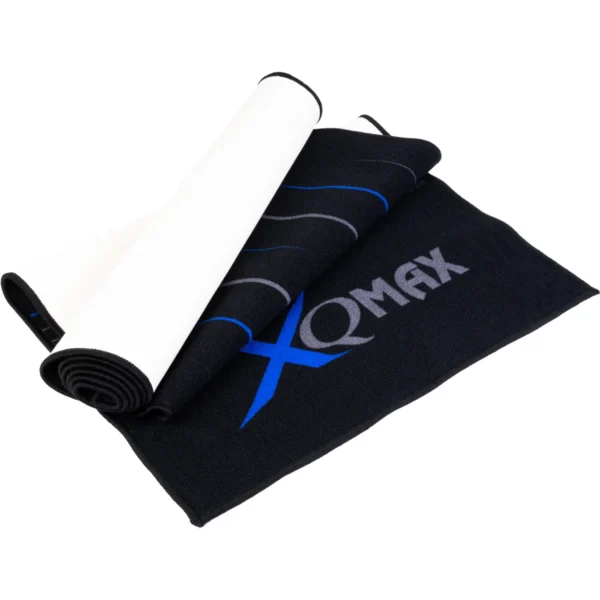 XQ Max Carpet Dart Mat 285cm x 80cm Zwart / Blauw