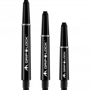 Mission Grip Lock Dart Shafts Short Zwart